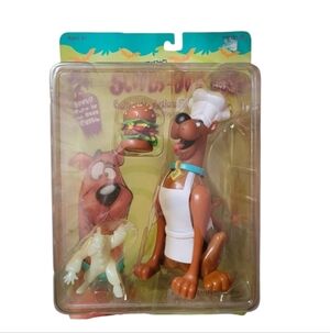 Cartoon Network Chef Scooby-doo Action Figure With Glow Ghoul 1999 Equity